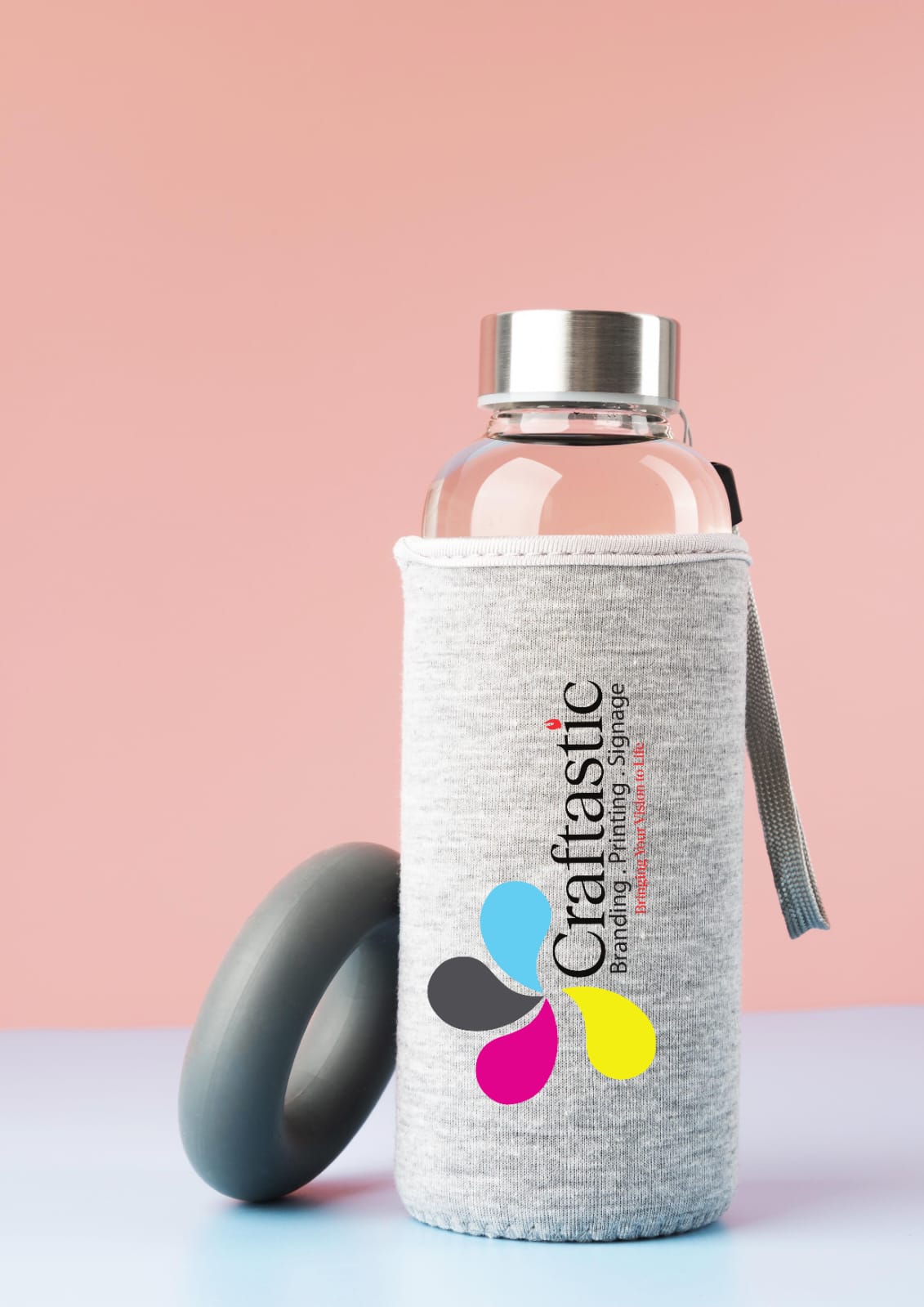 Branded water bottles & drinkware